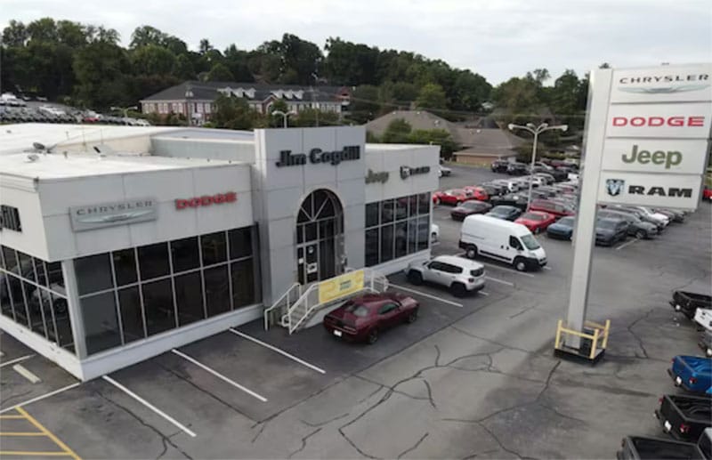 Sales of Jim Cogdill Dodge, Inc. in Knoxville Tennessee