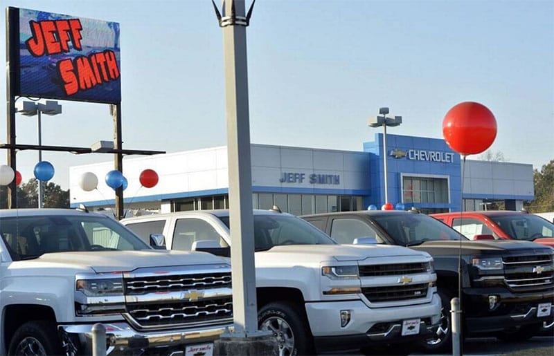 Sale of Jeff Smith Chevrolet in Bryon Ga.